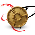 Golden & Black Round Dessert Plates - Image 3