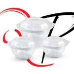 Salad boxes of various sizes