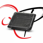 Black Sushi boxes with transparent lid - Image 5