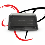 Black Sushi boxes with transparent lid - Image 6