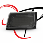 Black Sushi boxes with transparent lid - Image 8