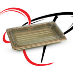 Sushi golden boxes with clear lids - Image 9