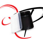 Rectangular microwave boxes with transparent lid